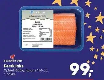 SuperBrugsen Fersk laks tilbud