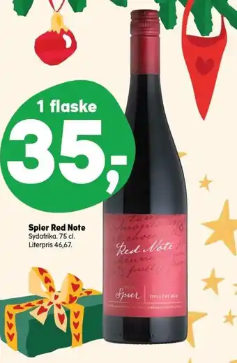 SuperBrugsen Spier red note tilbud
