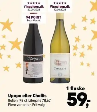 SuperBrugsen Upupa eller challis tilbud