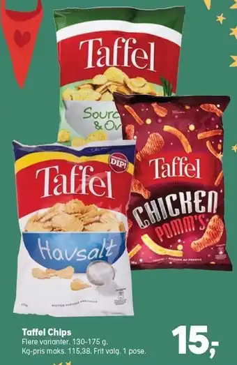 SuperBrugsen Taffel chips tilbud