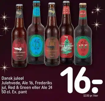 REMA 1000 Dansk juleøl tilbud