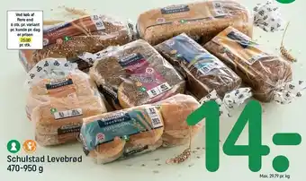 REMA 1000 Schulstad levebrød 470-950 g tilbud