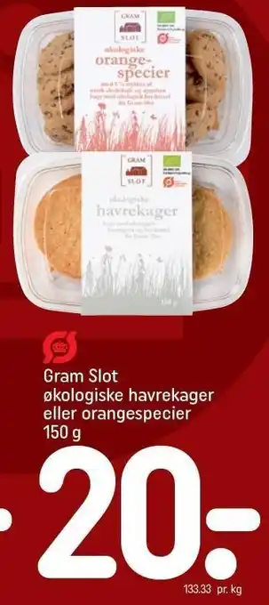REMA 1000 Gram slot øko kager 150 g tilbud