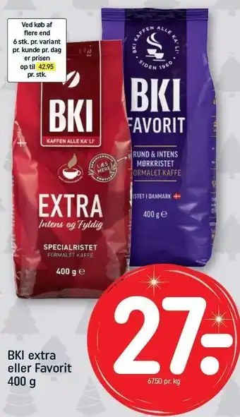 REMA 1000 Bki extra eller favorit tilbud