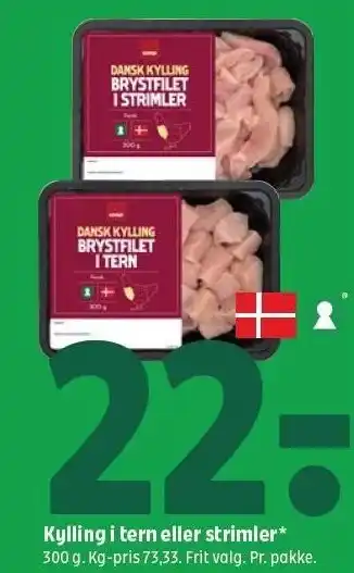 Coop 365 Kylling i tern eller strimler tilbud
