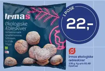 Irma Økologiske æbleskiver tilbud