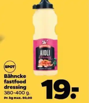 Netto Bähncke fastfood dressing tilbud