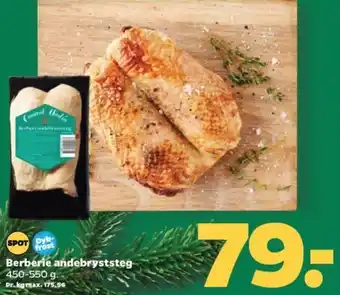 Netto Berberie andebryststeg 450-550 g. tilbud