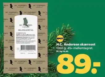 Netto H.C. Andersen skæreost tilbud