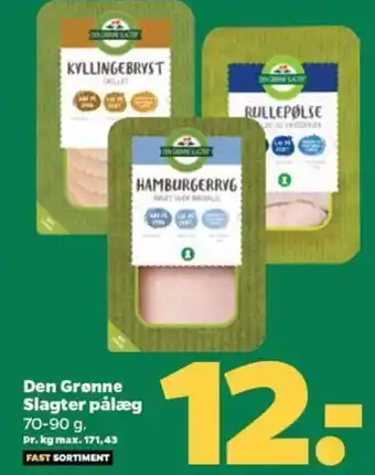 Netto Den Grønne Slagter pålæg tilbud