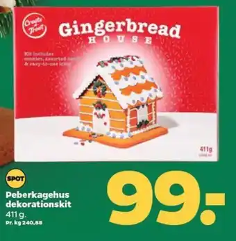 Peberkagehus dekorationskit