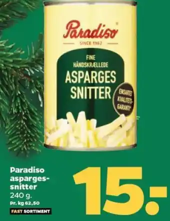 Netto Paradiso asparges-snitter tilbud