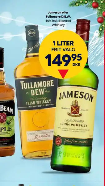 BorderShop Jameson eller tullamore d.e.w tilbud
