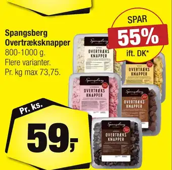 Calle Spangsberg overtræksknapper tilbud