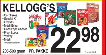 ABC Lavpris Kellogg's tilbud