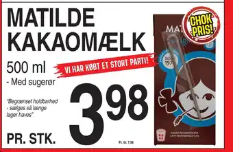 ABC Lavpris Matilde kakaomælk tilbud