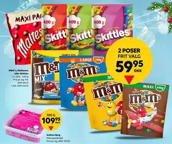 BorderShop M&m's, maltesers eller skittles tilbud