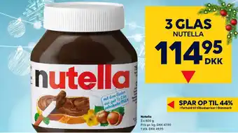 BorderShop Nutella tilbud