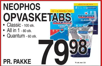ABC Lavpris Opvasketabs tilbud