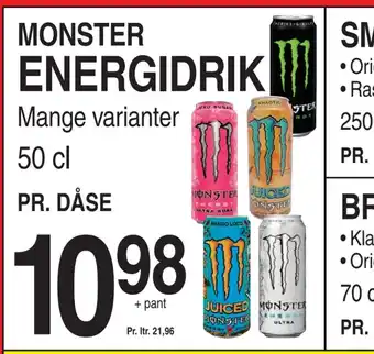 ABC Lavpris Energidrik tilbud