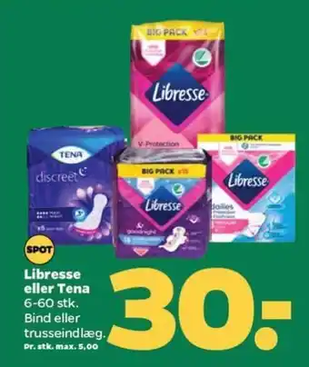 Netto Libresse eller Tena tilbud