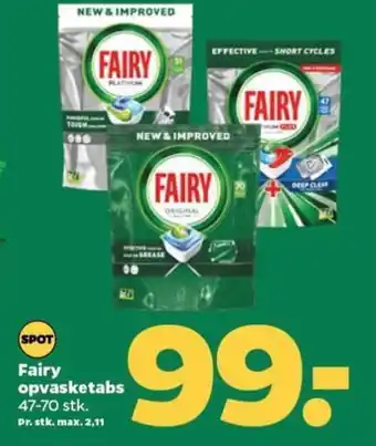 Netto Fairy opvasketabs tilbud