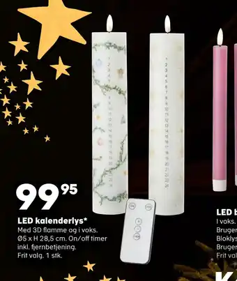 Kvickly Led kalenderlys tilbud