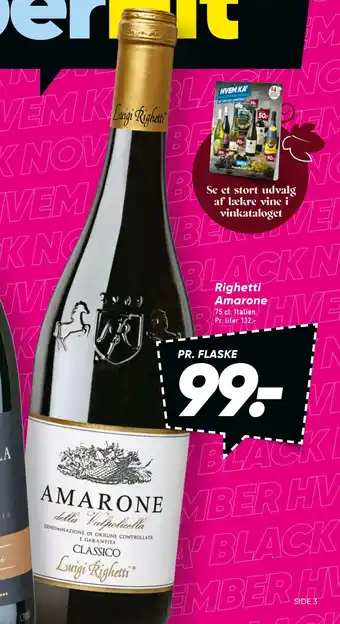 Bilka Righetti amarone tilbud
