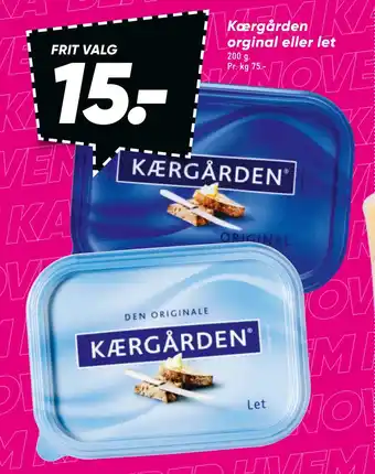 Bilka Kærgården orginal eller let tilbud
