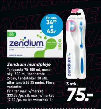 Bilka Zendium mundpleje tilbud