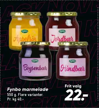 Bilka Fynbo marmelade tilbud