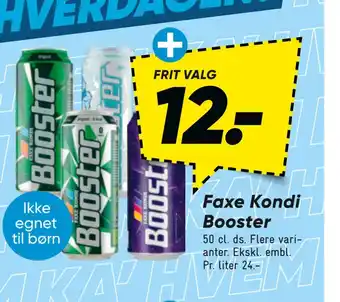 Faxe kondi booster
