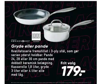 Bilka Gryde eller pande tilbud
