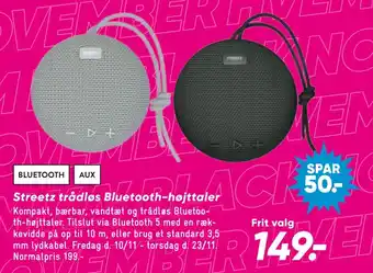 Streetz trådløs bluetooth-højttaler
