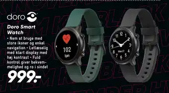 Bilka Doro smart watch tilbud