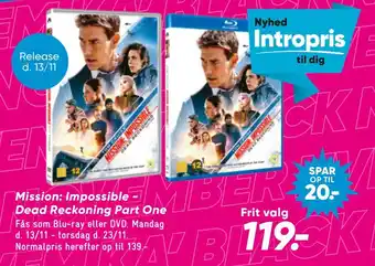 Bilka Mission: impossible - dead reckoning part one tilbud