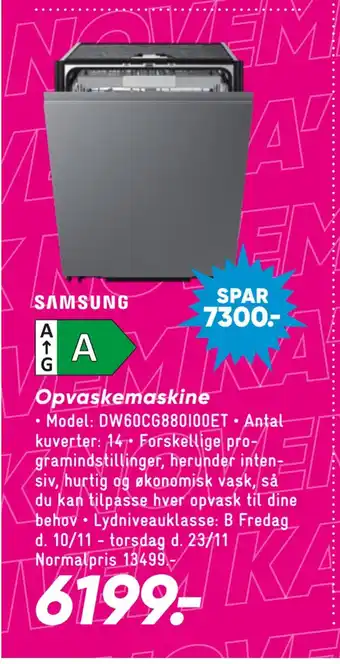 Bilka Opvaskemaskine tilbud