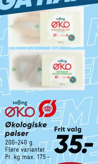 Bilka Økologiske pølser tilbud