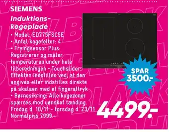 Bilka Induktionskogeplade tilbud