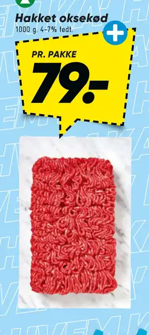 Bilka Hakket oksekød tilbud