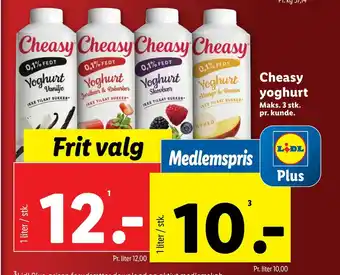 Lidl Cheasy yoghurt tilbud