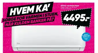 Bilka Qlima varmepumpe tilbud