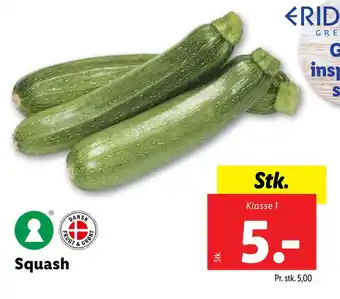Lidl Squash tilbud