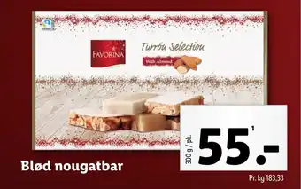 Lidl Blød nougatbar tilbud