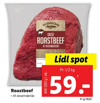 Lidl Roastbeef tilbud