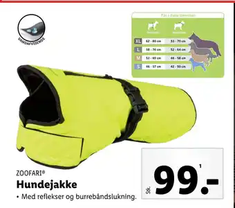 Lidl Hundejakke tilbud