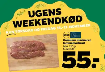 Netto Premieur marineret lammemørbrad tilbud