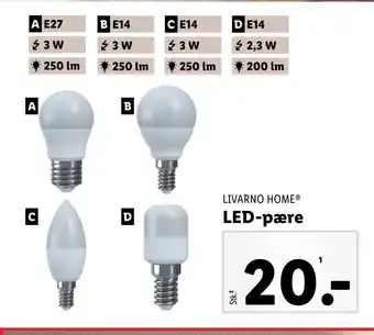 Lidl Led-pære tilbud
