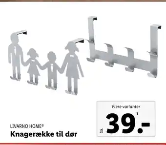 Lidl Knagerække til dør tilbud