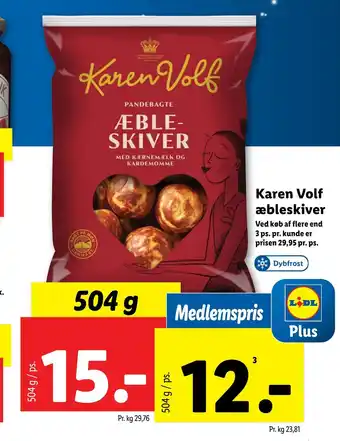 Lidl Karen volf æbleskiver tilbud